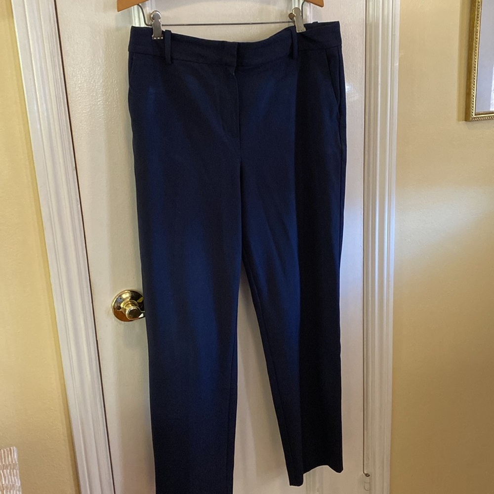 J. Crew Midnight Blue Ruby Pants Size 14
